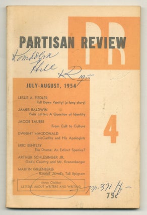 Item #556603 Partisan Review – Vol. XXI, Number 4, July-August 1954. James BALDWIN