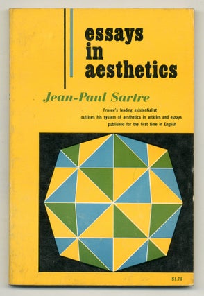 Item #556630 Essays in Aesthetics. Jean-Paul SARTRE