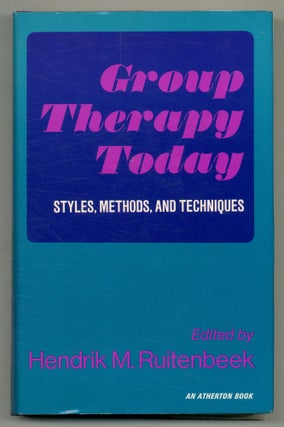 Item #556735 Group Therapy Today: Styles, Methods, and Techniques. Ruth C. COHN, Hendrik M....