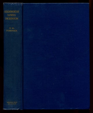 Item #557466 Goldsworthy Lowes Dickinson. E. M. FORSTER