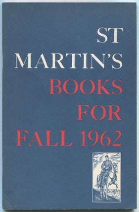 Item #558131 St Martin's Books For Fall 1962