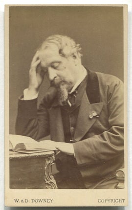 Item #558154 Carte-de-visite Portrait of Charles Dickens. Charles DICKENS