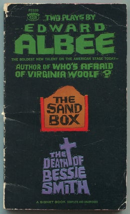 Item #558671 The Sandbox, The Death of Bessie Smith (with Fam and Yam). Edward ALBEE