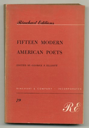 Item #558994 Fifteen Modern American Poets (Rinehart Editions, 79). Robert LOWELL, Elizabeth...