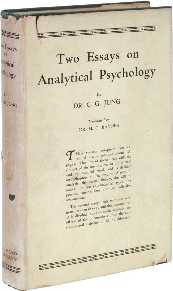 Item #55971 Two Essays on Analytical Psychology. G. JUNG, Dr, arl.
