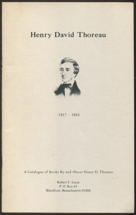 Item #561181 [Bookseller catalog]: Henry David Thoreau 1817-1862