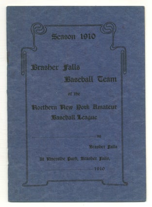 Item #561205 [Official scorebook]: Brasher Falls Baseball Team of the Northern New York Amateur...