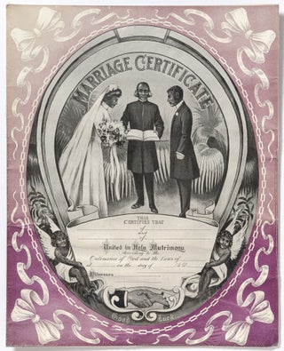 Item #561273 [Broadside]: Marriage Certificate