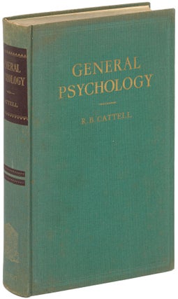 Item #561883 General Psychology. Raymond B. CATTELL, Lester Luborsky