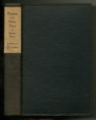 Item #562135 Brains and Other One-Act Plays. Martin FLAVIN