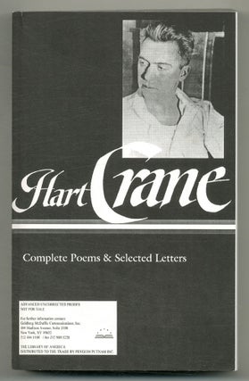 Item #562155 Complete Poems and Selected Letters. Hart CRANE