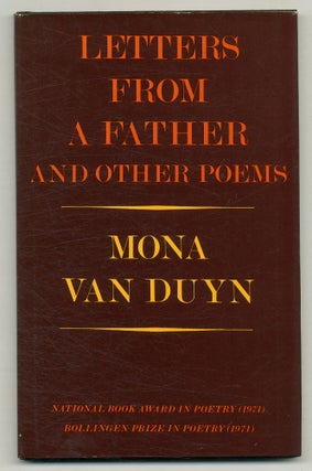 Item #563229 Letters From a Father and Other Poems. Mona VAN DUYN