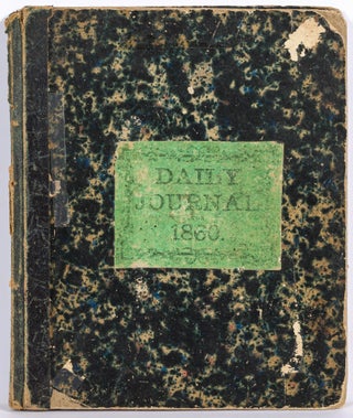 Item #563326 A Schoolboy’s Journal with References to Base Ball, including the Excelsiors and...