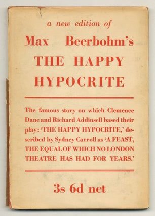 Item #563339 The Happy Hypocrite (with Gourmet's Book of Food & Drink printed on the verso of the...