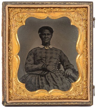 Two Tintypes of an African-American Couple