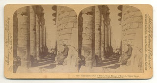 Item #563567 [Stereoview]: The famous Hall of Pillars, Great Temple of Karnak, Upper Egypt