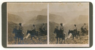 Item #563588 [Stereoview]: Looking up the River from Grand View Trail, Grand Canyon, Arizona