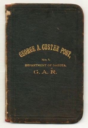 Item #563713 By-Laws of the George A. Custer Post No. 1, Department of Dakota G.A.R