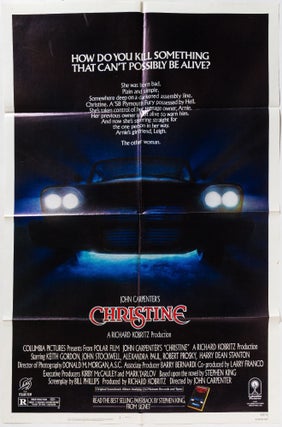 Item #564209 [Movie Poster]: John Carpenter's Christine. John CARPENTER, Stephen King, Alexandra...