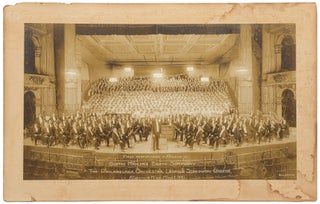 Item #564217 [Photograph] First Performance in America of Gustav Mahler’s Eighth Symphony. The...