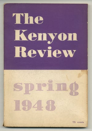 Item #564295 The Kenyon Review – Vol. X, No. 2, Spring 1948. John BERRYMAN, Jean Stafford, Eric...