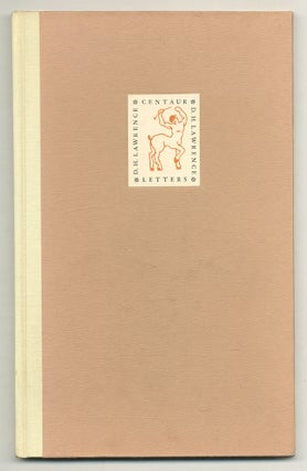 Item #565003 The Centaur Letters. D. H. LAWRENCE