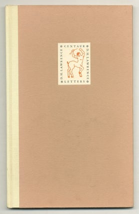 Item #565003 The Centaur Letters. D. H LAWRENCE