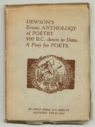 Dewson's Ersatz Anthology of Poetry. DEWSON, Francis A.