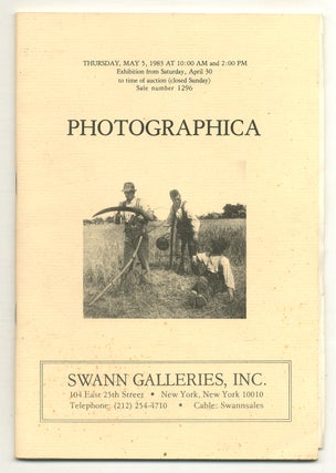 Item #565081 [Auction Catalog]: Swann Galleries: Photographica