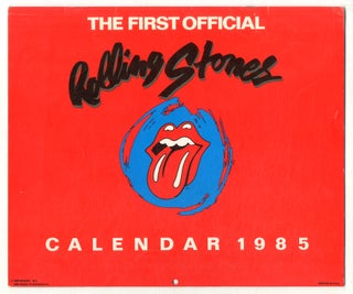 Item #565267 [Calendar]: The First Official Rolling Stones Calendar 1985