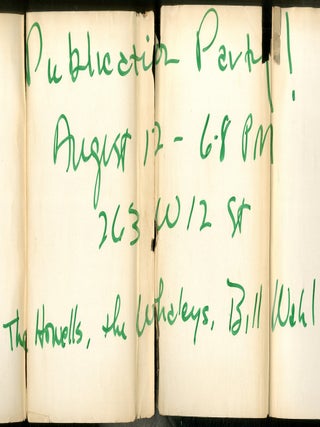 The Mantis and The Moth [in Two Jackets, One With a Large Interior Inscription Regarding the Publication Party]