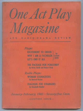Item #565364 One Act Play Magazine and Radio-Drama Review – January-February, 1941 (Volume IV,...