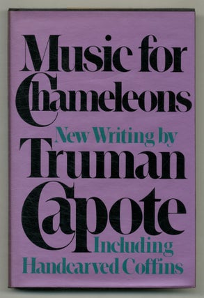 Item #565717 Music for Chameleons. Truman CAPOTE