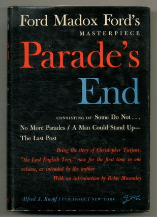 Item #566188 Parade's End. Ford Madox FORD