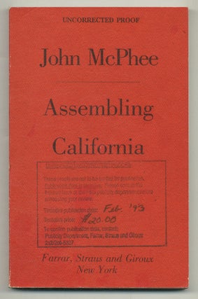 Item #566567 Assembling California. John McPHEE