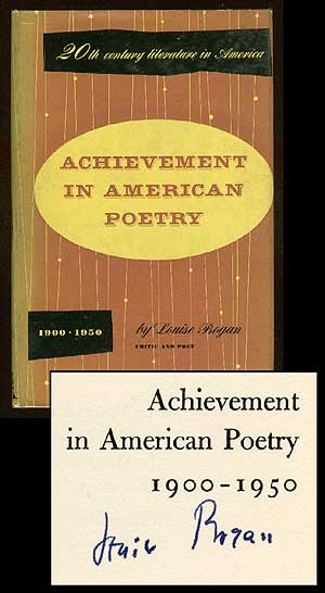 Item #56725 Achievement in American Poetry 1900-1950. Louise BOGAN.