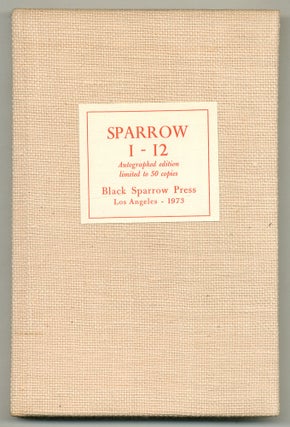 Item #567372 Sparrow 1 - 12. Robert KELLY, Fielding Dawson, Michael Palmer, Joyce Carol Oates,...