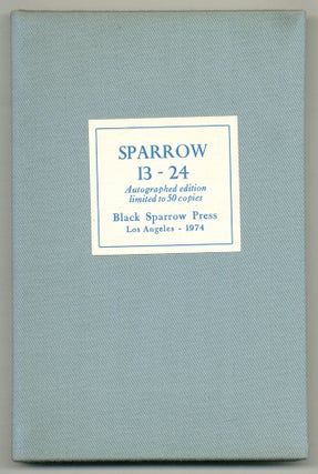 Item #567373 Sparrow 13 - 24. Larry EIGNER, Jerome Rothenberg, Antonin Artaud, Gerard Malanga,...