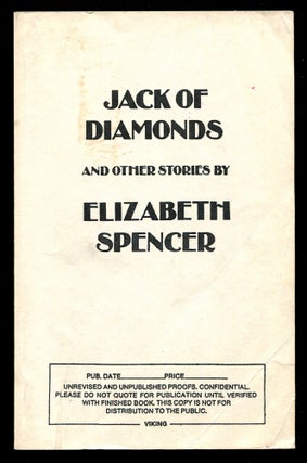 Item #567800 Jack of Diamonds and Other Stories. Elizabeth SPENCER
