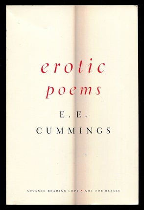 Item #568260 Erotic Poems. E. E. CUMMINGS