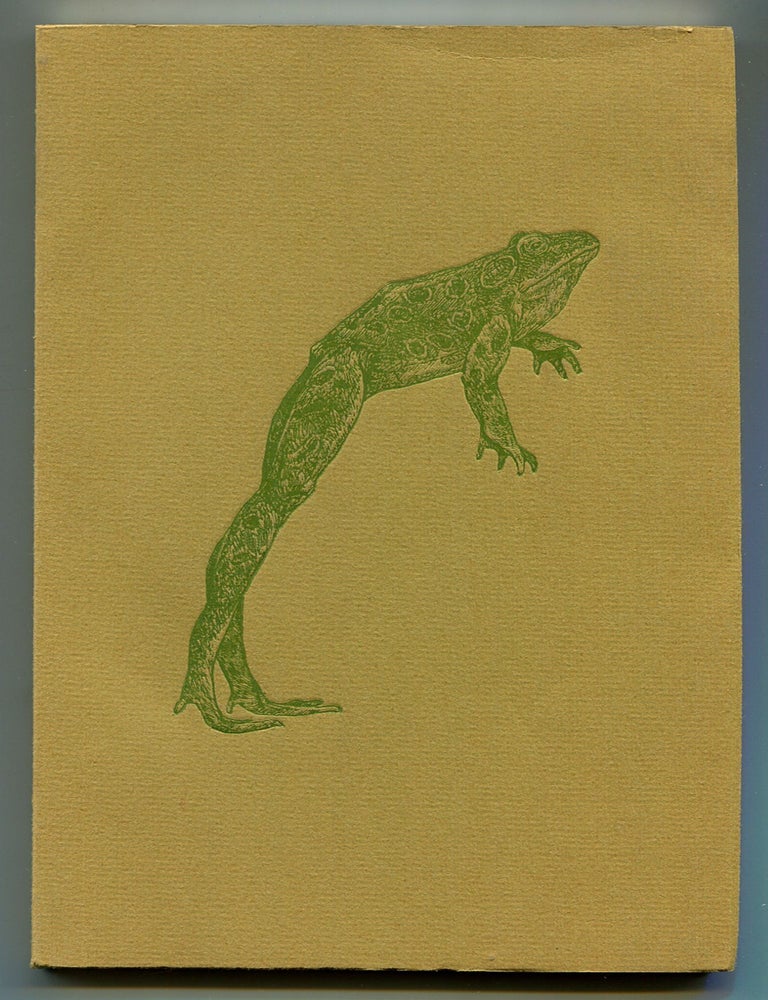 Item #569119 The Jumping Frog: The Private Printing of the "Jumping Frog" Story. Mark TWAIN, Alan James Robinson.
