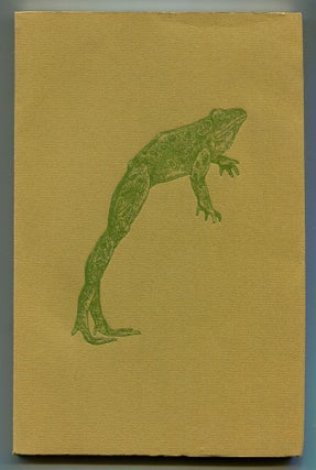 Item #569119 The Jumping Frog: The Private Printing of the "Jumping Frog" Story. Mark TWAIN, Alan...
