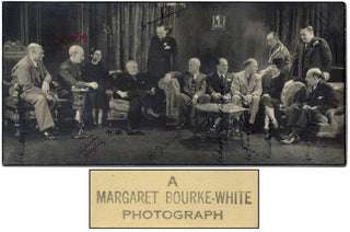 Item #56920 [Photograph]: Group Portrait of Authors. Margaret BOURKE-WHITE
