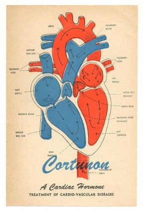 Item #569218 [Cover Title]: Cortunon: A Cardiac Hormone. Treatment of Cardio-Vascular Diseases