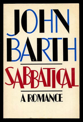 Item #569321 Sabbatical. John BARTH