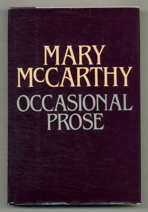 Item #569451 Occasional Prose. Mary McCARTHY