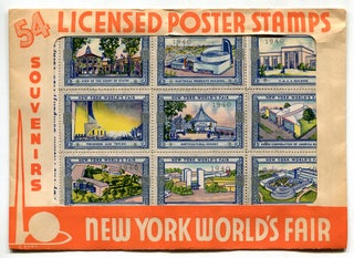 Item #569659 54 Licensed Poster Stamps: New York World's Fair