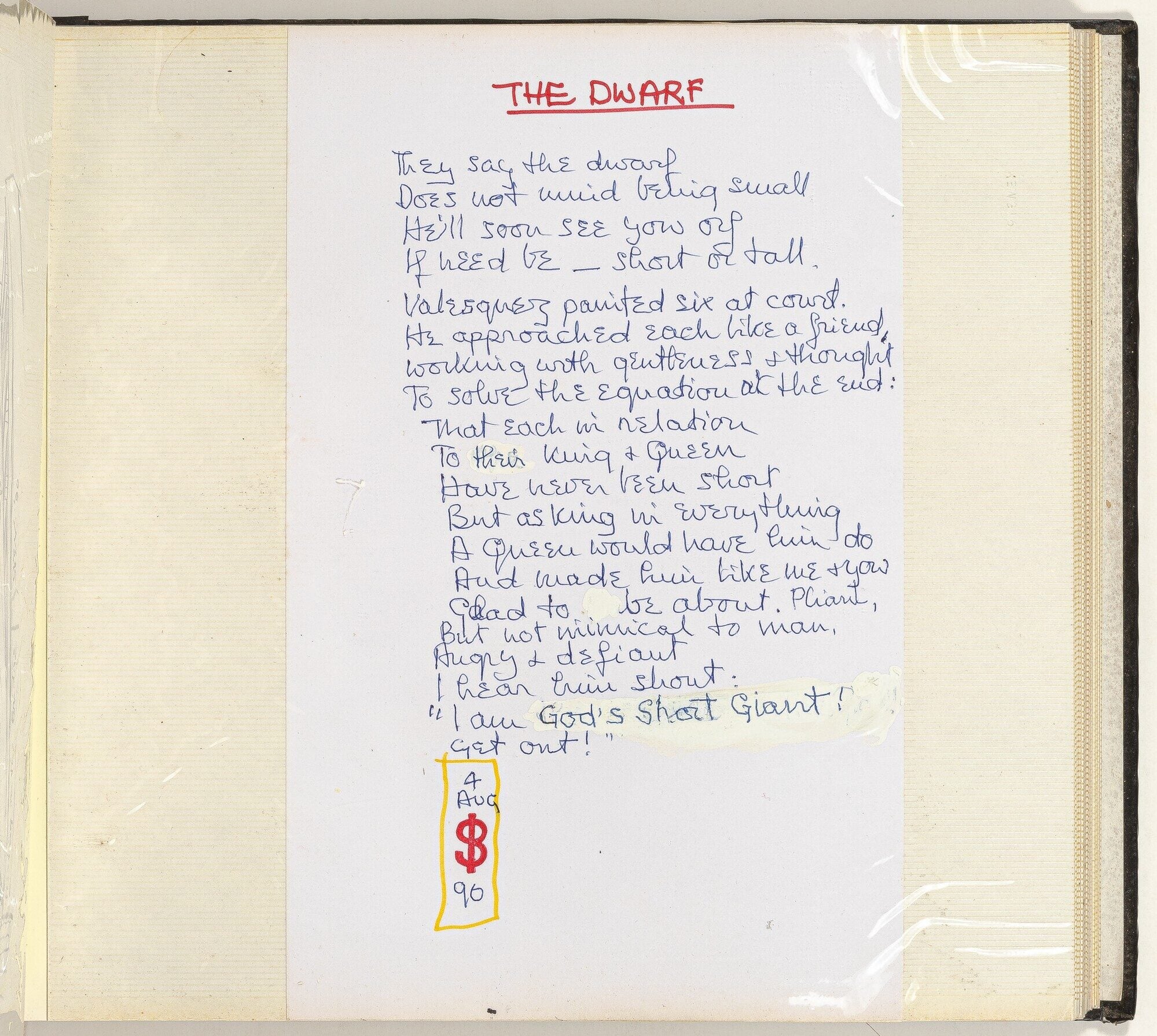 Two Unpublished Manuscripts of Poetry: “The Thrones of Gold” and “The ...