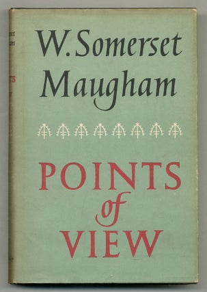 Item #569927 Points of View: Five Essays. W. Somerset MAUGHAM