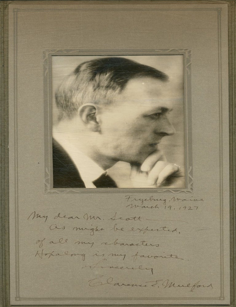 Signed Photograph of Clarence E. Mulford. Clarence E. MULFORD.